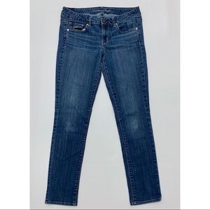 AEO Super Stretch Skinny Jeans Blue 10